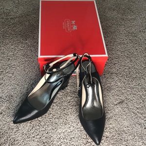 COACH Black Ollie Sheep Napa